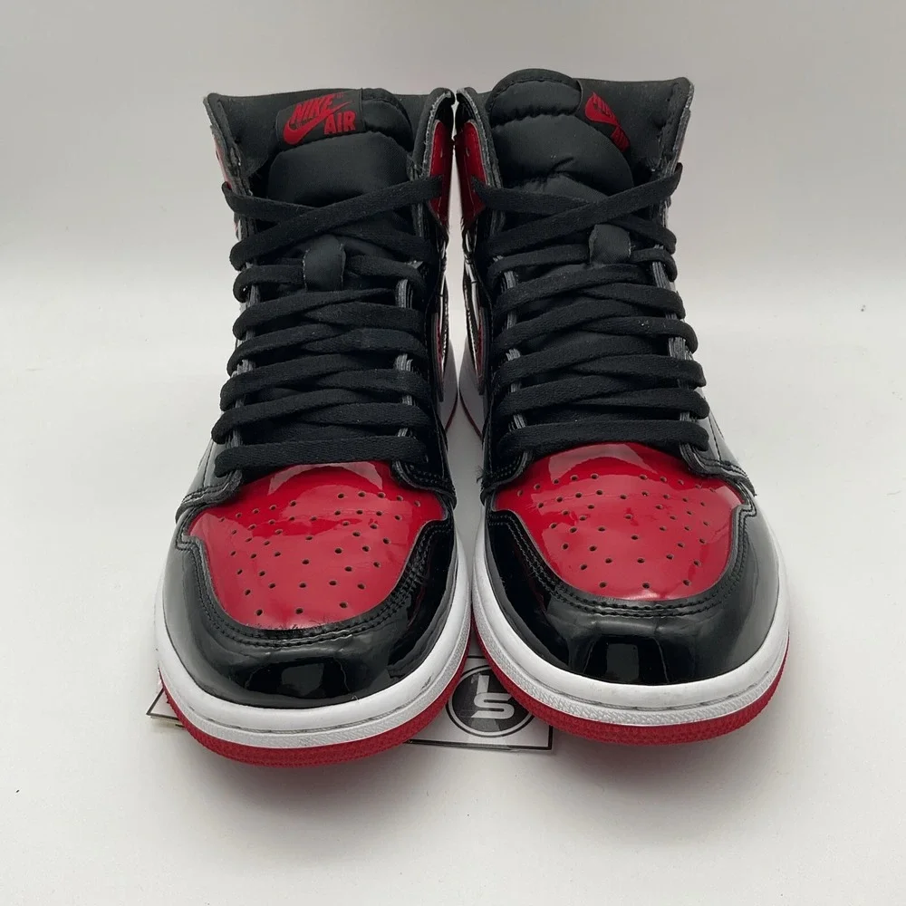 Size 10 - Jordan 1 Retro OG High‎ Patent Bred (555088-063)